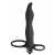 Черная вибронасадка для двойного проникновения Flirtini - 15,9 см. - Lola Games - купить с доставкой в Мытищах