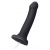 Черный фаллос с имитацией эякуляции Silicon Cum Dildo L - 19,6 см. - Strap-on-me - купить с доставкой в Мытищах
