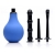 Анальный душ с 3 насадками Premium One-way Valve Anal Douche Set - XR Brands - купить с доставкой в Мытищах