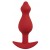 Бордовая анальная пробка Libra S - 9 см. - Le Frivole