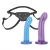 Страпон унисекс Beginners Strap-On с 2 насадками - 15 и 13 см. - Lux Fetish - купить с доставкой в Мытищах