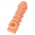 Телесная закрытая насадка с пупырышками Cock Sleeve Size L - 17,6 см. - KOKOS - в Мытищах купить с доставкой