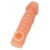 Телесная закрытая насадка с шершавой головкой Cock Sleeve Size M - 15,6 см. - KOKOS - в Мытищах купить с доставкой