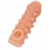 Телесная закрытая насадка с шариками Cock Sleeve Size S - 13,8 см. - KOKOS - в Мытищах купить с доставкой