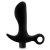 Черный анальный вибратор Silicone Vibrating Prostate Massager 01 - 10,8 см. - Blush Novelties - в Мытищах купить с доставкой