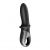 Черный анальный вибратор Hot Passion с функцией нагрева - Satisfyer - в Мытищах купить с доставкой