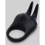Черное эрекционное виброкольцо Sensation Rechargeable Vibrating Rabbit Love Ring - Fifty Shades of Grey - в Мытищах купить с доставкой