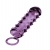 Закрытая фиолетовая насадка с пупырышками SAMURAI PENIS SLEEVE PURPLE - 14,5 см. - NMC - в Мытищах купить с доставкой
