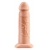 Телесный реалистичный фаллоимитатор с полостью Silicone Hollow Extension - 20 см. - Pipedream - купить с доставкой в Мытищах