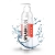Возбуждающий гель-лубрикант SPLASHGLIDE HOT STIMULATIVE - 330 мл. - Splashglide - купить с доставкой в Мытищах