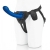 Синяя насадка Remote Control P-Spot G-Spot с черными трусиками - 20 см. - Pegasus - купить с доставкой в Мытищах