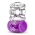 Фиолетовое эрекционное виброкольцо Pleaser Rechargeable C-Ring - Blush Novelties - в Мытищах купить с доставкой