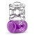 Фиолетовое эрекционное виброкольцо One Night Stand Vibrating C-Ring - Blush Novelties - в Мытищах купить с доставкой