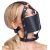 Черный намордник с кляпом-шаром Head Harness With A Gag - Orion - купить с доставкой в Мытищах