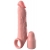 Телесная насадка-удлинитель 2 Inch Silicone X-tension with Strap - 20,3 см. - Pipedream - в Мытищах купить с доставкой