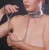 Серебристый ошейник из искусственной кожи - Sitabella - купить с доставкой в Мытищах