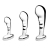 Набор из 3 стальных стимуляторов простаты Stainless Steel P-spot Training Set - b-Vibe - в Мытищах купить с доставкой