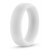 Белое люминесцентное эрекционное кольцо Silicone Glo Cock Ring - Blush Novelties - в Мытищах купить с доставкой