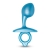 Голубая анальная пробка для массажа простаты Bulb Silicone Prostate Plug - 10,7 см. - b-Vibe - в Мытищах купить с доставкой