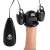Черная стимулирующая насадка для головки полового члена Multi Speed Vibrating Penis Head Teaser - XR Brands - в Мытищах купить с доставкой