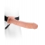 Фаллопротез телесного цвета Hollow Strap-On - 29 см. - Pipedream - купить с доставкой в Мытищах