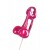 Розовый леденец в форме члена со вкусом айриш крим - 80 гр. - Sosuчki - купить с доставкой в Мытищах