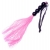 Розовая силиконовая плеть - 35,5 см. - Boys of Toys - купить с доставкой в Мытищах