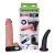 Страпон с 2 насадками и вибрацией UniStrap - 19 и 12 см. - LOVETOY (А-Полимер) - купить с доставкой в Мытищах