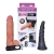 Страпон с 2 насадками и вибрацией UniStrap - 20 и 18 см. - LOVETOY (А-Полимер) - купить с доставкой в Мытищах