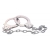 Наручники из металла с длинной цепочкой CHROME HANDCUFFS METAL HANDCUFFS W. KEY - NMC - купить с доставкой в Мытищах