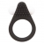 Чёрное эрекционное кольцо LIT-UP SILICONE STIMU RING 1 BLACK - Dream Toys - в Мытищах купить с доставкой
