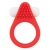 Красное эрекционное кольцо LIT-UP SILICONE STIMU RING 1 RED - Dream Toys - в Мытищах купить с доставкой