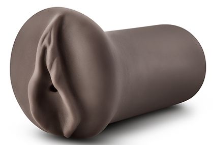 Коричневый мастубратор-вагина Nicole s Kitty - Blush Novelties - в Мытищах купить с доставкой