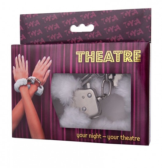 Наручники с белой меховой опушкой - ToyFa - купить с доставкой в Мытищах