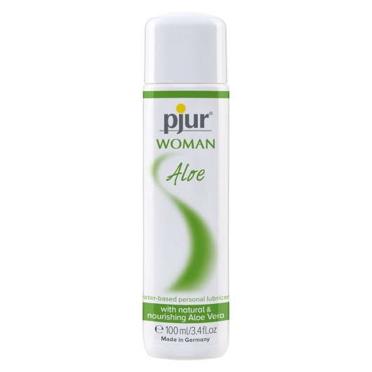 Лубрикант на водной основе pjur WOMAN Aloe - 100 мл. - Pjur - купить с доставкой в Мытищах