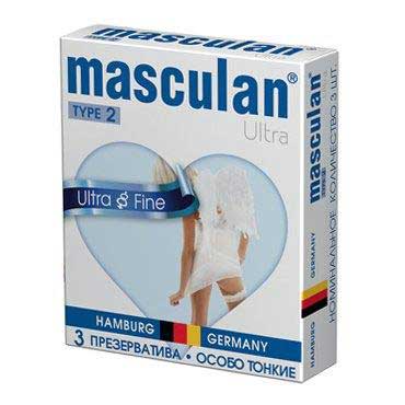 Ультратонкие презервативы Masculan Ultra Fine с обильной смазкой - 3 шт. - Masculan - купить с доставкой в Мытищах