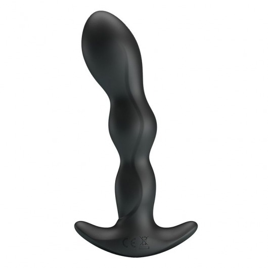 Черный анальный стимулятор простаты с вибрацией Special Anal Massager - 14,5 см. - Baile - в Мытищах купить с доставкой
