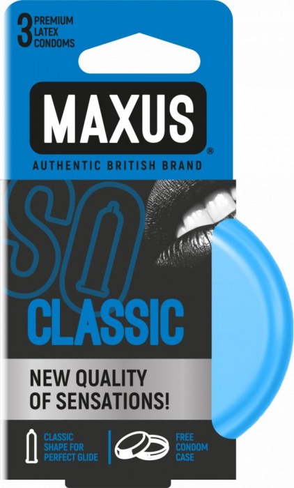 Классические презервативы в железном кейсе MAXUS Classic - 3 шт. - Maxus - купить с доставкой в Мытищах