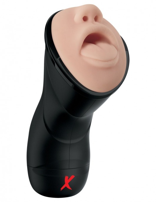 Мастурбатор-ротик Deep Throat Vibrating Stroker - Pipedream - в Мытищах купить с доставкой