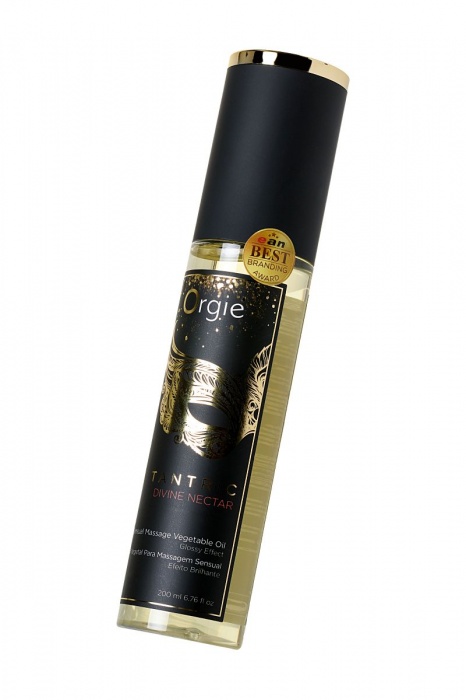Растительное массажное масло Orgie Tantric Divine Nectar - 200 мл. - ORGIE - купить с доставкой в Мытищах