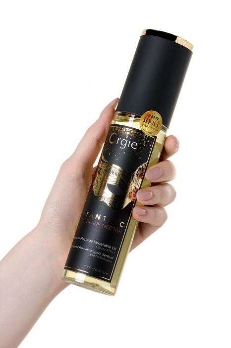 Растительное массажное масло Orgie Tantric Divine Nectar - 200 мл. - ORGIE - купить с доставкой в Мытищах