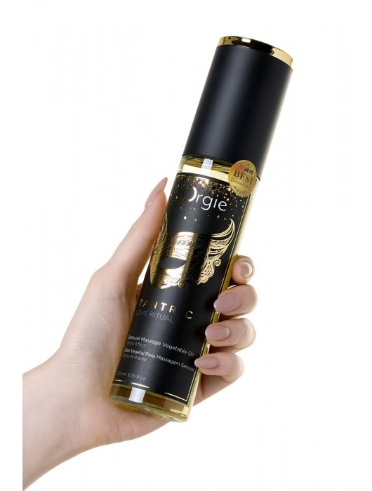Растительное массажное масло Orgie Tantric Love Ritual - 200 мл. - ORGIE - купить с доставкой в Мытищах