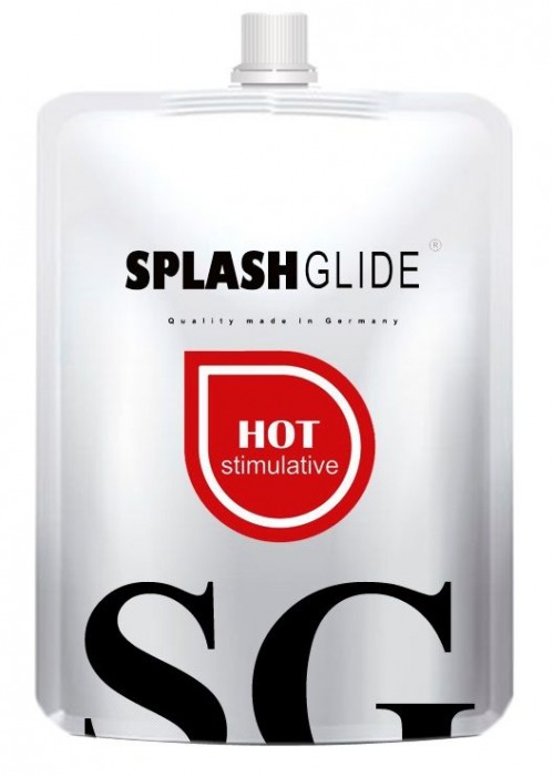 Возбуждающий лубрикант на водной основе Splashglide Hot Stimulative - 100 мл. - Splashglide - купить с доставкой в Мытищах