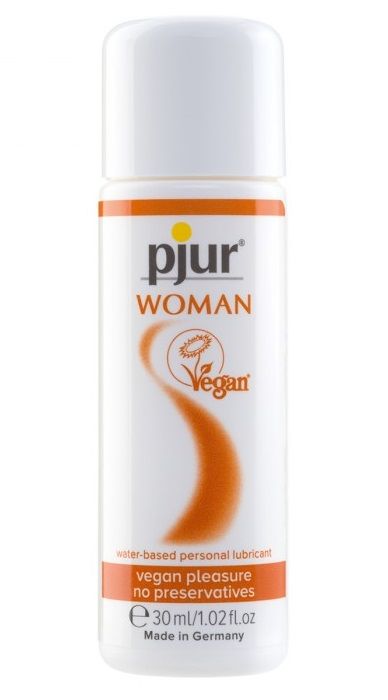 Лубрикант pjur WOMAN Vegan на водной основе - 30 мл. - Pjur - купить с доставкой в Мытищах