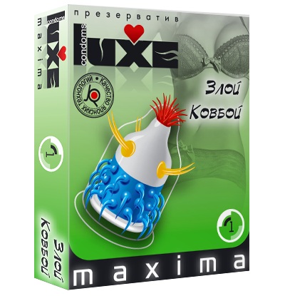 Презерватив LUXE Maxima  Злой Ковбой  - 1 шт. - Luxe - купить с доставкой в Мытищах