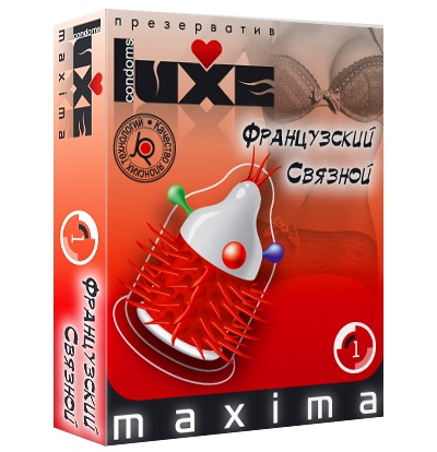 Презерватив LUXE Maxima  Французский связной  - 1 шт. - Luxe - купить с доставкой в Мытищах
