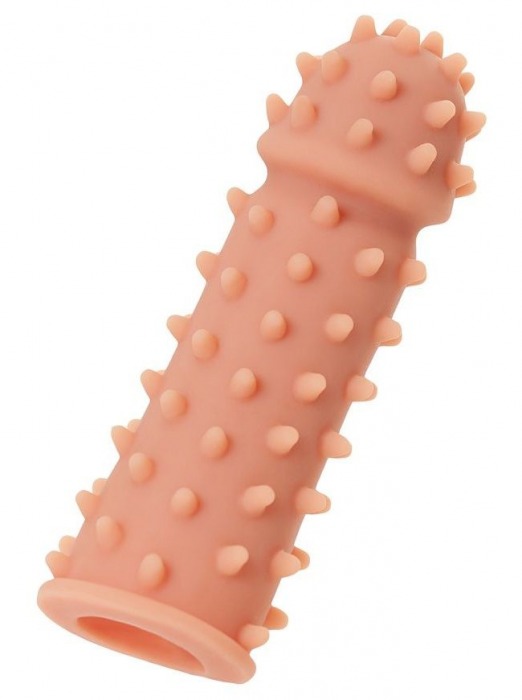 Телесная реалистичная насадка KOKOS Extreme Sleeve 03 с дополнительной стимуляцией - 12,7 см. - KOKOS - в Мытищах купить с доставкой