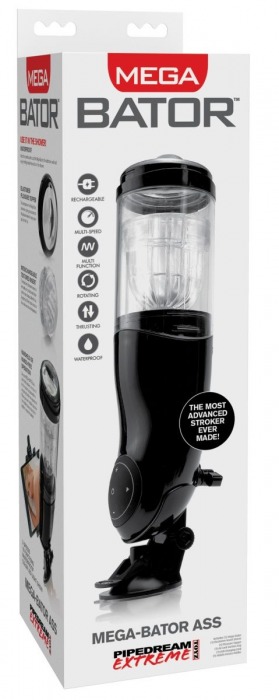 Прозрачный автоматический мастурбатор-анус Mega-Bator Ass - Pipedream - в Мытищах купить с доставкой