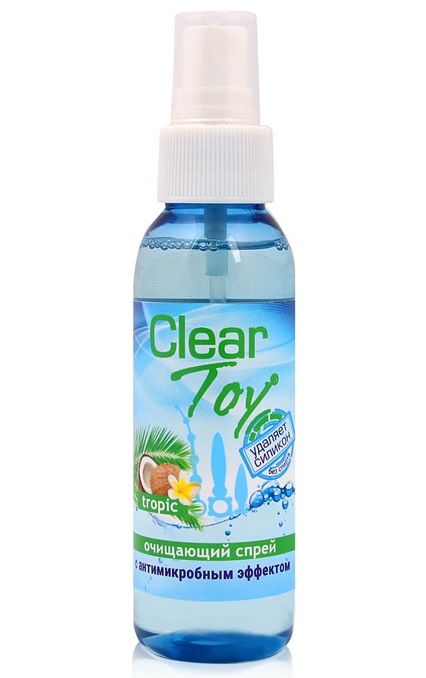 Очищающий спрей для игрушек CLEAR TOY Tropic - 100 мл. - Биоритм - купить с доставкой в Мытищах