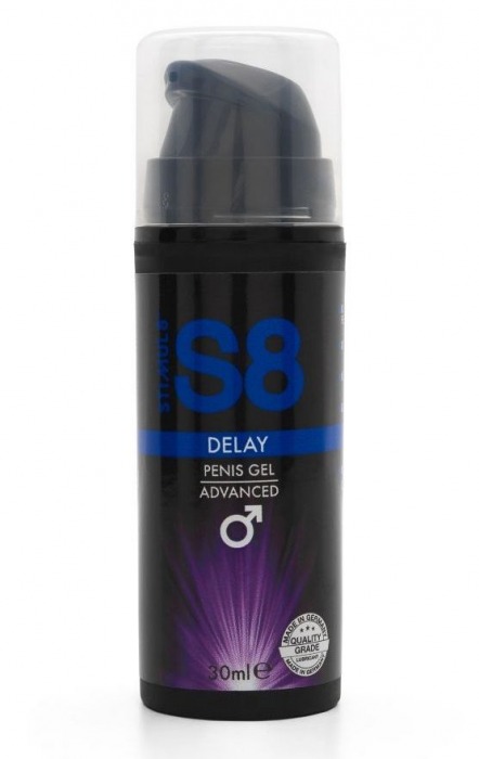 Пролонгирующий гель для мужчин S8 Delay Gel - 30 мл. - Stimul8 - купить с доставкой в Мытищах